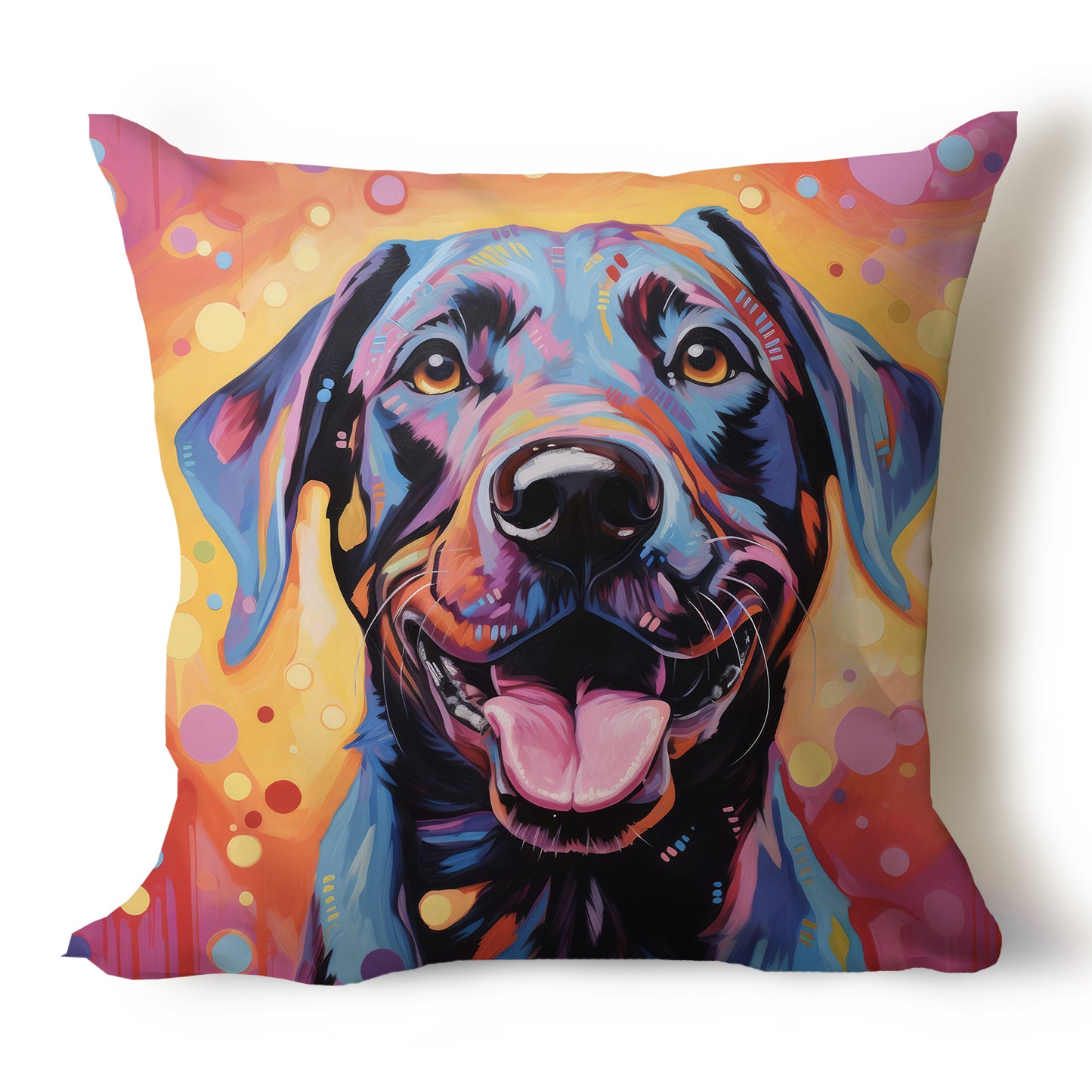 Labrador Retriever Pencil Sketch Artwork Throw Pillow Covers
