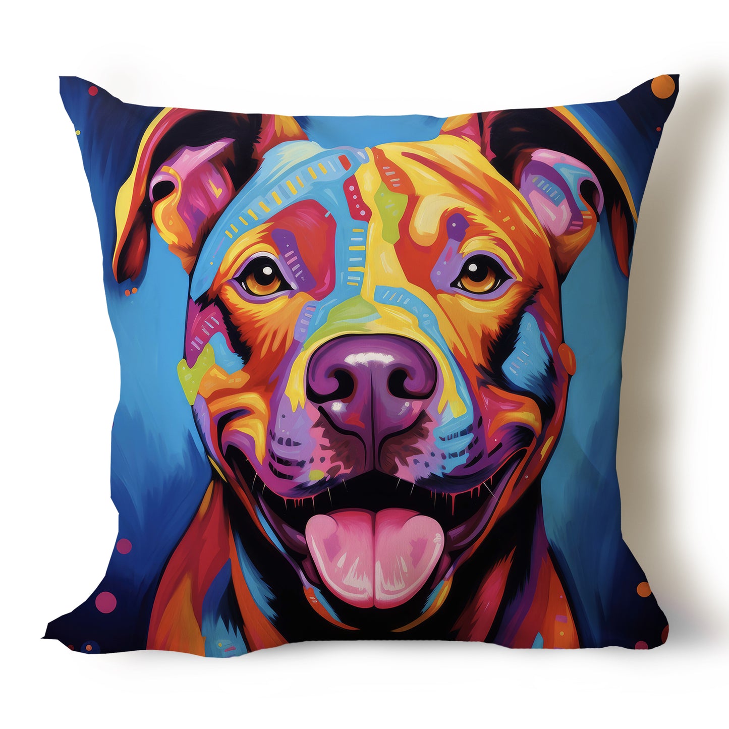 Pit Bull Pencil Sketch Artwork Throw Pillow Covers