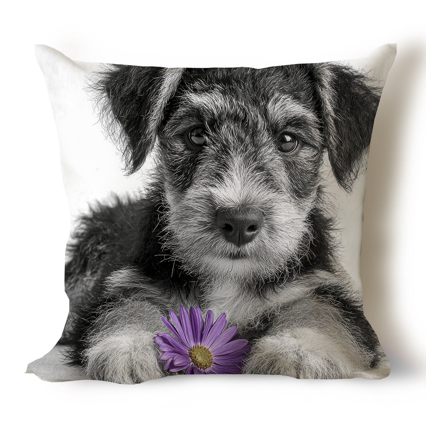 Airedale Terrier Pencil Sketch Artwork Throw Pillow Covers