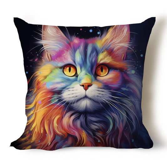 Cat Pencil Sketch Artwork Throw Pillow Covers