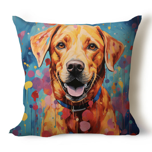 Labrador Retriever Pencil Sketch Artwork Throw Pillow Covers